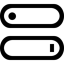 interface,two,switch,rounded,buttons,outline,switches,outlined